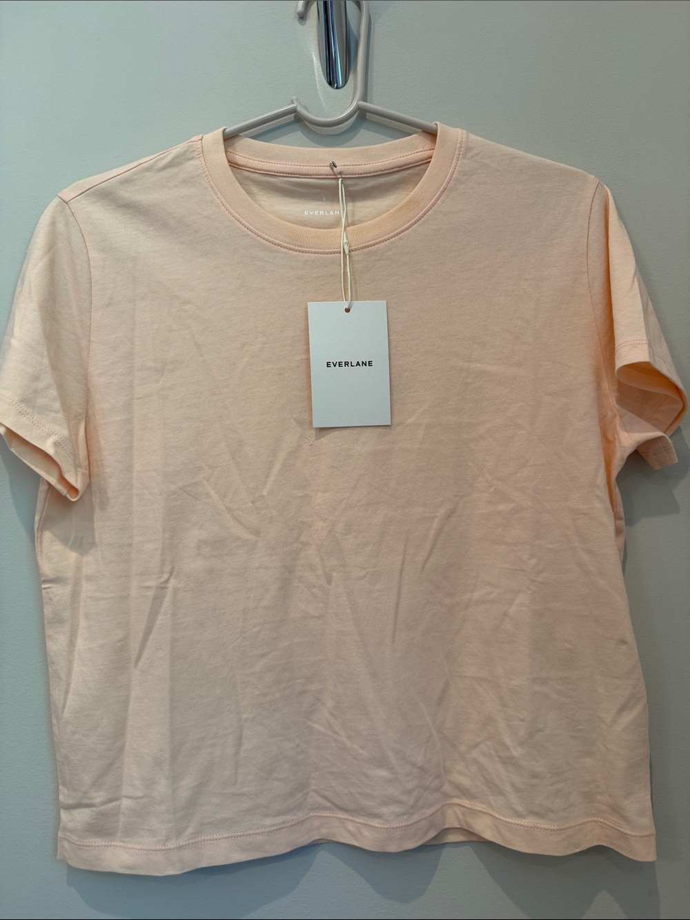 Everlane Women’s Short Sleeve Crew Tee in Peach